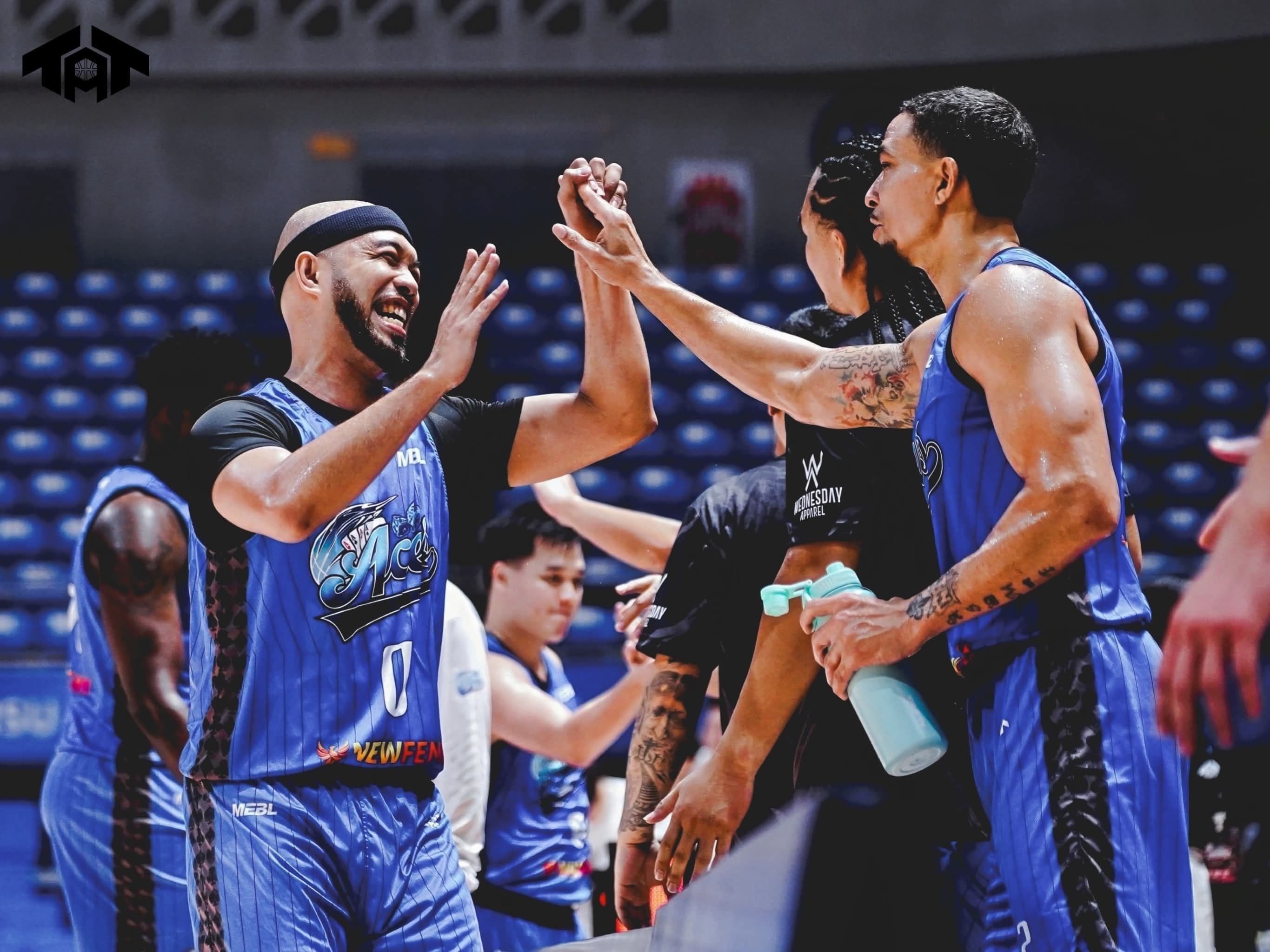 The Aces escaped the Dragons with a 107-90 victory